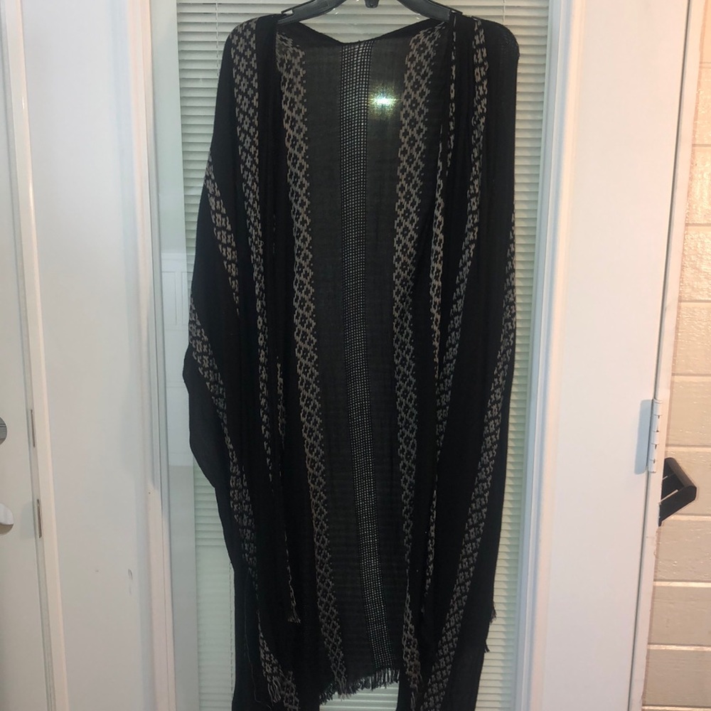 long black cover up